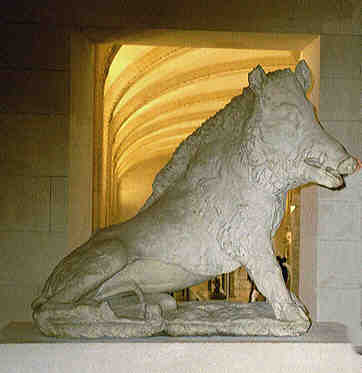 Florentine Boar residing in the Louvre, Paris, France